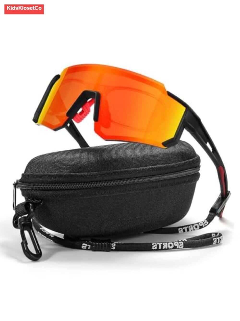 Polarized Sports Sunglasses for Baseball Cycling UV Protection Wrap Around